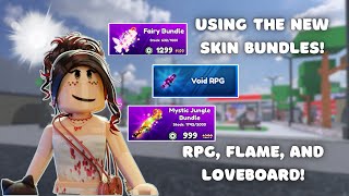 Using the new skin bundles in ROBLOX BADDIES 💅 [upl. by Tirrej]