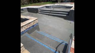 Toscano Pool Plaster  Stonescapes Mini Pebble Tahoe Blue [upl. by Refinney209]