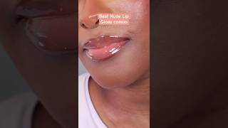 Best Nude Lip Gloss Combo that’s affordable lipgloss lipcombo lipstick [upl. by Sadler356]