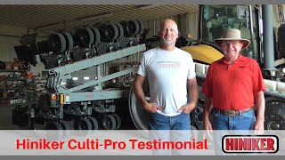 Hiniker CultiPro Cultivator Customer Testimonial and Features [upl. by Gierc562]