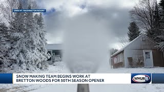 Snowmaking team begins work at Bretton Woods [upl. by Annamarie]