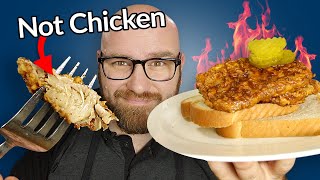 Nashville Hot Jackfruit  The BEST Plant Based Fried Chicken Recipe EVER [upl. by Andrus656]