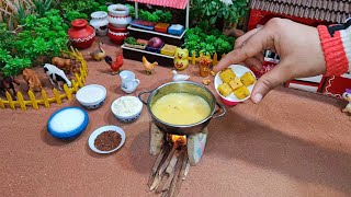 Miniature Dhokla Recipe  Khaman Dhokla  Tiny CookFu [upl. by Gnik]