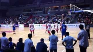 VAMIGA MICHEL made a dunk assist from Wellyanson on Friendly Match SM vs Indonesia Warriors [upl. by Htezzil]