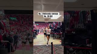 Another top20 win for Nebraska volleyball huskers gbr nebraska [upl. by Vyky]