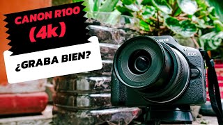 Canon EOS R100 en 4K ¿La Mejor Cámara para Principiantes🤔  video de test  2024 [upl. by Okemak305]