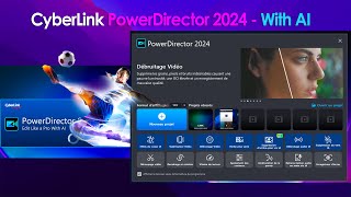 🚀 PowerDirector 2024  Découvrez les Nouvelles Fonctions  🎬 [upl. by Mell]