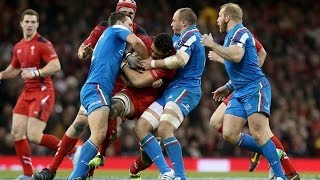 RBS 6 Nations 2014 Tackles [upl. by Atenik]