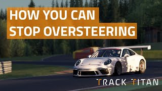 How can you stop oversteering  Track Titan platform explainer [upl. by Aihsema289]