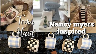 NANCY MYERS INSPIRED TEMU HAUL AND DECORATE WITH ME 2024 [upl. by Thrasher]