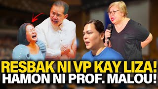 KAKA PASOK LANG PROF MALOU HINAMON SI TAMBA VP SINUPLAK SI LIZA PALAKA AT BERSAMIN [upl. by Anawot]