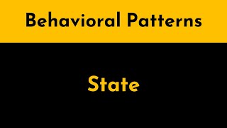 The State Pattern Explained and Implemented in Java  Behavioral Design Patterns  Geekific [upl. by Buchanan733]