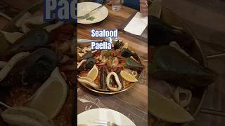 Seafood Paella food cooking recipe menu [upl. by Eelhsa670]