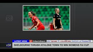 Shelbourne Thrash Athlone Town To Win Womens Fai Cup [upl. by Enitsyrhc]