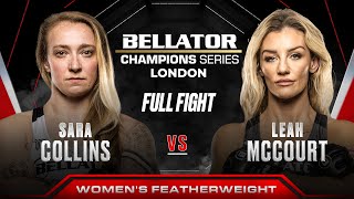 Sara Collins vs Leah McCourt  Bellator London [upl. by Eceinaj]