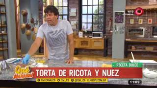 Receta dulce torta de ricota y nuez [upl. by Nynahs555]