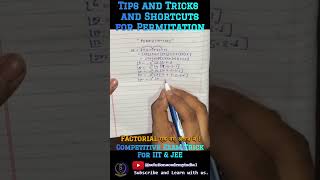 factorial trick  Permutation  Mathematics  Faheem Sir permutationandcombination mathtricks [upl. by Atal]