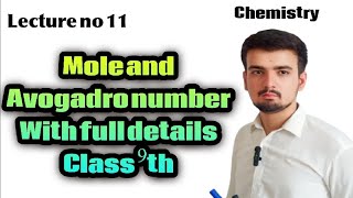 what is mole and Avogadro number  in class 9th chemistry definition of mole [upl. by Gasser547]