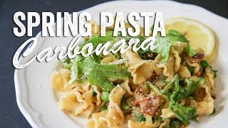 Spring Pasta Carbonara Recipe Bits amp Pieces  Season 1 Ep14 [upl. by Eicats691]