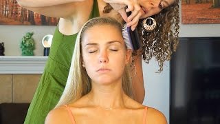 ☺ Relaxing Hair Brushing amp Scalp Massage Sounds Stress Relief  Whisper 3D Binaural ASMR Ear to Ear☺ [upl. by Sivar996]