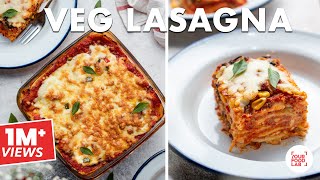 Veg Lasagna Recipe  Valentines Day Special  Chef Sanjyot Keer LoveMadeEdible MorphyRichards [upl. by Bekah]