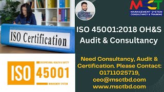 ISO 450012018 OHampS Consultancy Audit Training amp Certificate [upl. by Aynatahs]