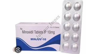 MINJUV 10 Tablets Minoxidil Tablets IP 10mg [upl. by Hiram]