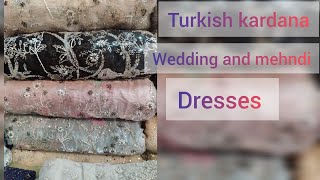 nigar fashion stor 777 Turkish kardana wedding and mehndi wears contact 0340 6597973 [upl. by Rabka]