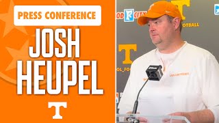 Tennessee head coach Josh Heupel talks after 710 win over Kent State [upl. by Dian]