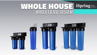 DIY Installation Guide of iSpring WGB Series Whole House Water Filter and How to Connect [upl. by Pernas240]