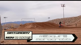 MESQUITE MX OPENING DAY Saturday November 2 2024 MAIN TRACK BIG BIKES AND MINIS [upl. by Elocon154]