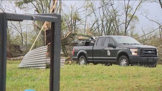 Violent tornado ripped through Newnan NWS [upl. by Arriec]