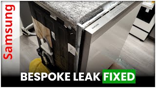 Samsung Bespoke Dishwasher Leak Repair Fix [upl. by Ellekim]