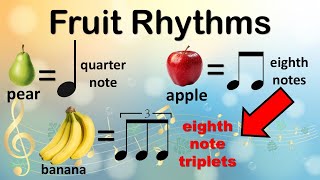 Fruit Rhythms  Music Rhythms 3 [upl. by Lindbom]