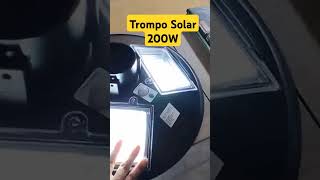 Luz Solar 200W Trompo Solar viralshorts luzled fotovoltaica [upl. by Nnylarej356]