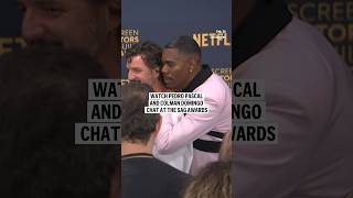 Watch Pedro Pascal and Colman Domingo chat at the sag awards [upl. by Retsam]