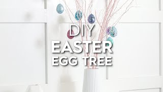 How to Make an Easter Egg Tree Centerpiece  Made by Me  Better Homes amp Gardens [upl. by Olympium924]