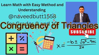 Math 9th Class Review Chapter  10 Congruency of Triangles [upl. by Sobmalarah]