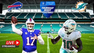 BUFFALO BILLS VS MIAMI DOLPHINS TNF NFL LIVE STREAM WATCH PARTY [upl. by Dlanigger775]