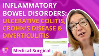 Ulcerative Colitis Crohns Disease amp Diverticulitis  MedicalSurgical GI  LevelUpRN [upl. by Adnolrehs426]