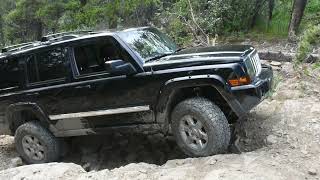 2008 Jeep Commander Offroad at Mclean Creek Top of the World Trail quotDragons Backquot [upl. by Bran822]