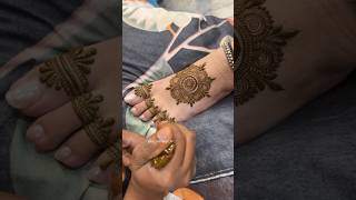 Simple feet mehndi signature design kpmehandiart henna mehndidesignhennaart mehandi [upl. by Astri399]