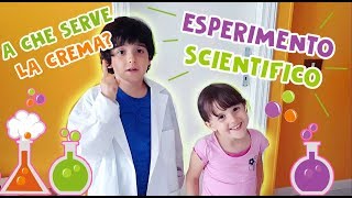 Esperimento scientifico per bambini il potere della crema [upl. by Ennire637]