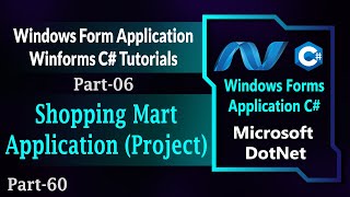 60  Shopping Mart Application Project In Windows Forms C  Winforms C  Part6 HindiUrdu [upl. by Mariko]