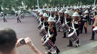 Massed Bands of the Royal Marines Beating Retreat 2022 [upl. by Ryley]