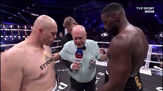 FIRST ROUND KO LUKASZ ROZANSKI VS LAWRENCE OKOLIE  FIGHT HIGHLIGHTS amp KO [upl. by Corotto]