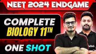 Complete Class 11th BIOLOGY in 1 Shot  Concepts  Most Important Questions  NEET 2024 [upl. by Percival]