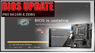 MSI PRO H610ME DDR4 BIOS UPDATE [upl. by Xino423]