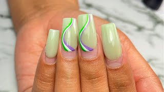 HOW TO Refill a 6 week old set  UPDATED VERSION Acrylic Nails Tutorial [upl. by Ennail668]