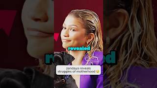 Zendaya REVEALS Struggles of Being a MOTHER 😳 [upl. by Procora339]